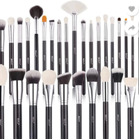 Beili new Complete Professional 30 Pieces Foundation Powder Concealer Eyes Shadow Makeup Brush Set