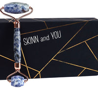 Skinn and you Blue Spot Jasper face Roller