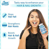 Power Gummies Vitamins For Gorgeous Hair &amp; Nails 2 Month / 120 Gummies