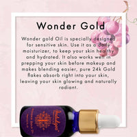 Indulgeo Essentials Wonder Gold Oil 24K Gold Infused Beauty Oil For Normal To Sensitive Skin 15ml