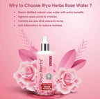 Riyo Herbs Steam Distilled Rose Water ( All Skin Types ) 200ml