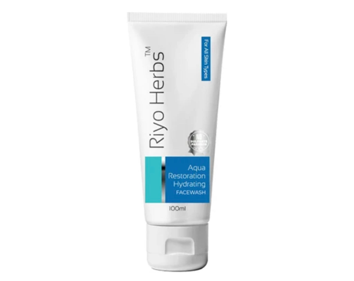 Riyo Herbs Aqua Restoration Hydrating Face Wash ( For All Skin Types ) 100ml