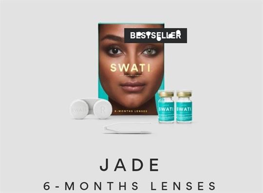 Swati Cosmetic Lenses 6-Month Lenses Jade