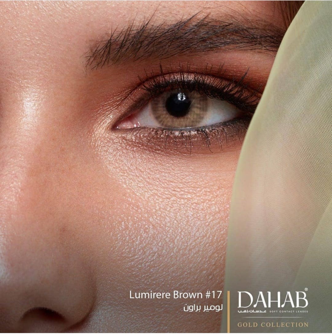 Dahab Daily Soft Contact Lenses One Day 10 Pcs Lumirere Brown#17
