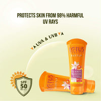 Lotus Herbal Safe Sun Uv Screen Matte Gel Spf 50 Normal To Oily Skin 100g