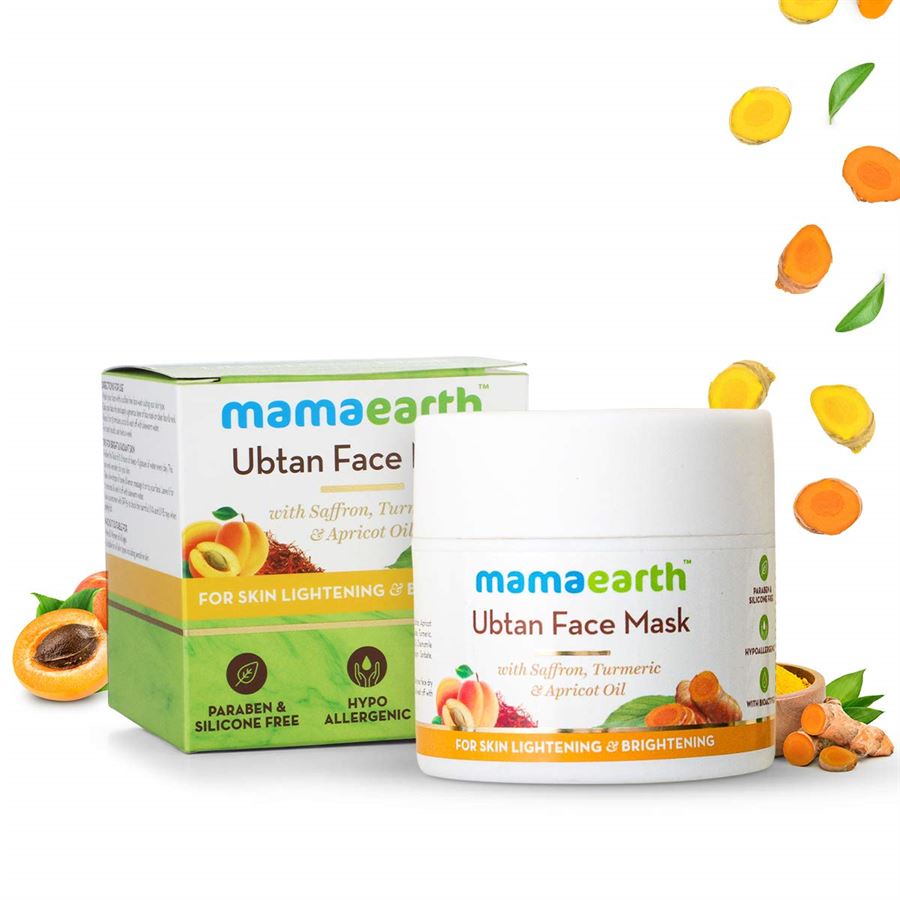 Mamaearth Ubtan Face Mask For Skin Lightening &amp; Brightening 100g