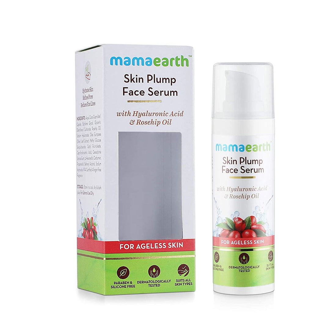 Mamaearth Skin Plump Face Serum For Ageless Skin 30g