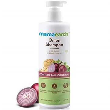 Mamaearth Onion Shampoo For Hair Fall Control 400ml