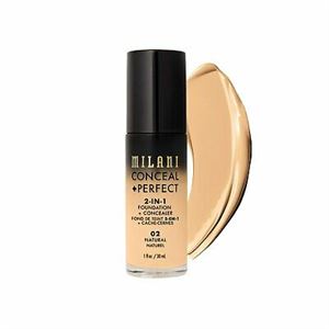 Milani Conceal+Perfect 2 In 1 Foundation+Concealer 02 Natural 30ml