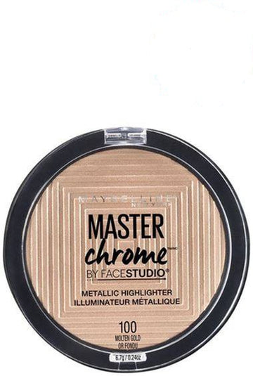 Maybelline Master Chrome By Facestudio Metallic Highlighter 100 Molten Gold 6.7g