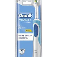 Oral B Vitality Braun 2D Action Technologie White &amp; Clean Unique polishing Cup Removes Surface Stains Brush