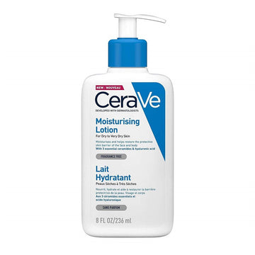 CeraVe Moisturizers New Moisturizing Lotion For Dry To Very Dry Skin Fragrance Free Made In France 236 ml
