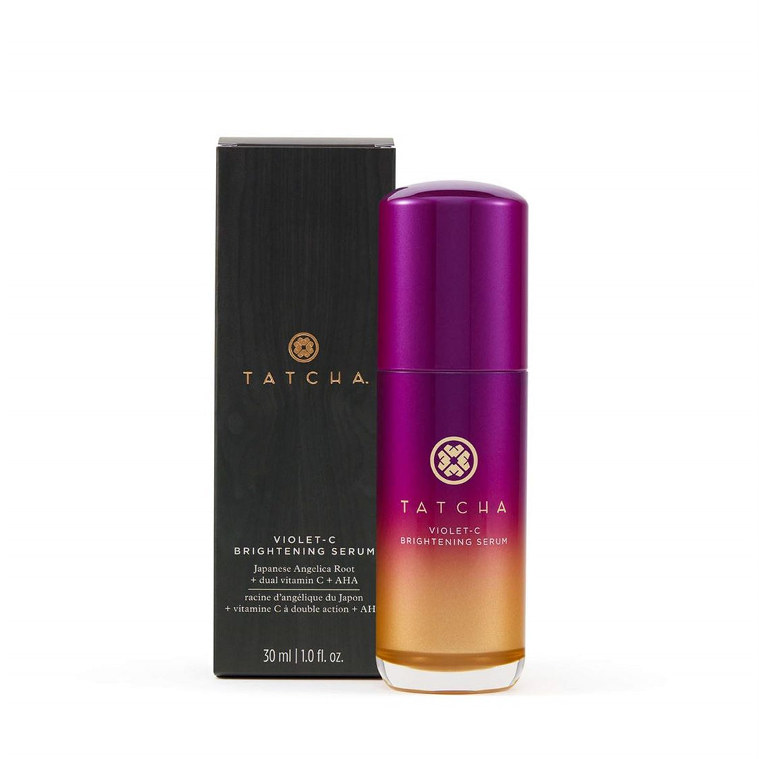 Tatcha Violet-C Brightening Serum Japanese Angelica Root +Dual Vitamine C Double Action +AHA 30ml