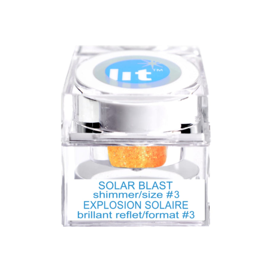 Lit Glitter Solar Blast Shimmer/Size #3 4g