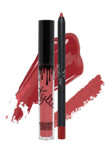 Kylie Jenner Matte Liquid Lipstick &amp; Lip Liner Victoria