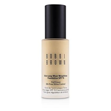 Bobbi Brown Skin Long-Wear Weightless Foundation SPF 15 Full Cover Oil-Free Shine Control Warm Ivory 1 30ml
